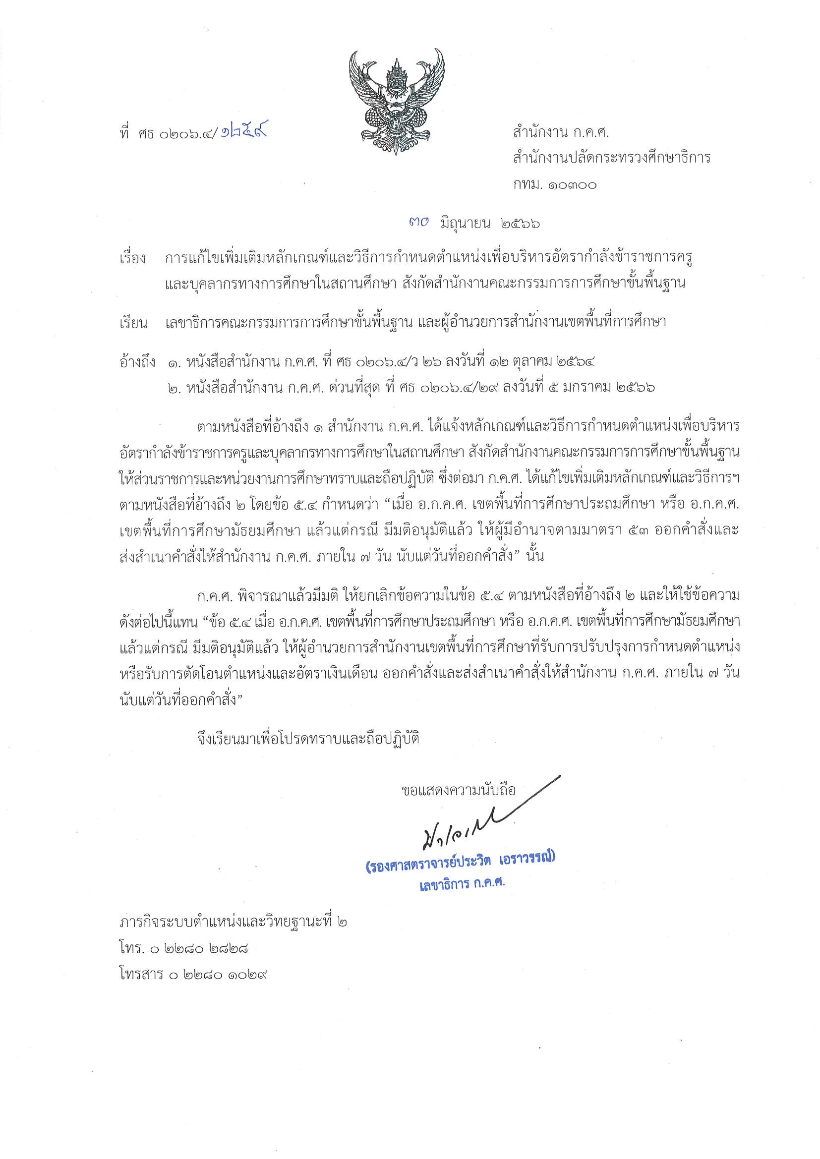 ศธ 0206.4 1259 ลว 30 มิ.ย. 2566