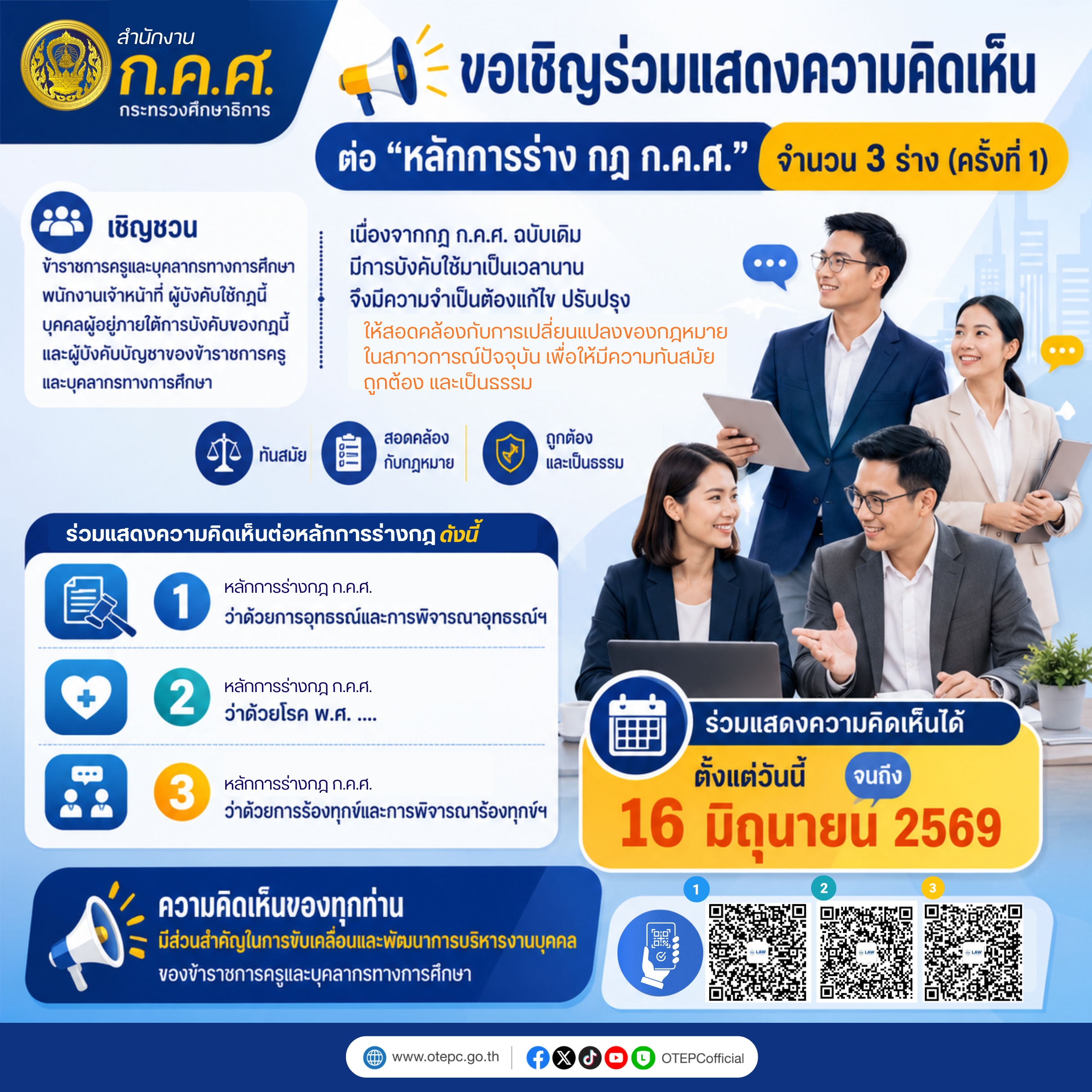 รับฟังความเห็น ร่าง กฎ กคศ ครั้งที่ 1